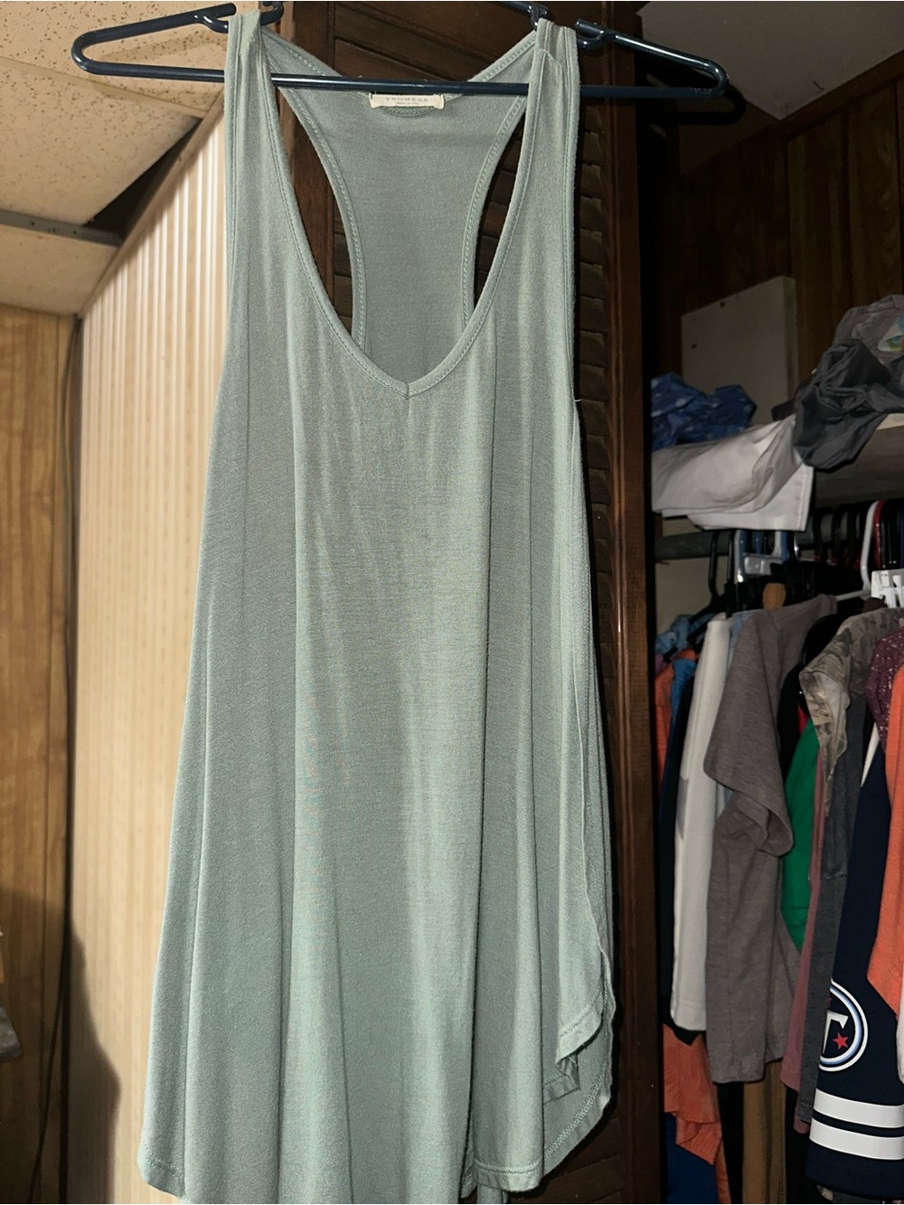 Promesa Light Sage Racerback Tank